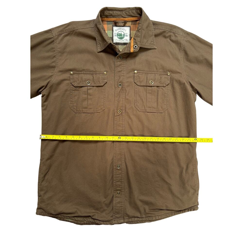 Gioberti Men's 100% Cotton Brushed and Soft Twill Shirt Jacket, Size XL - Picture 7 of 9